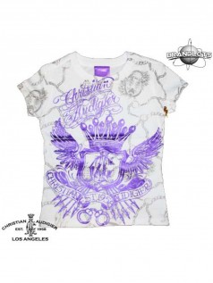 Kids Christian Audigier Kids Girls Strass Shirt (5)