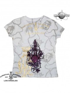 Kids Christian Audigier Kids Girls Strass Shirt (6)