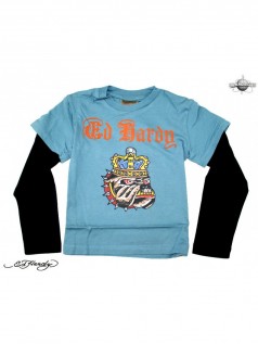 Kids Ed Hardy Kids Boys Langarm Shirt (4)