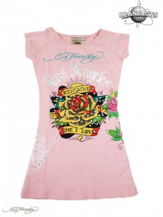 Kids Ed Hardy Kids Girls Strass Shirt (6)