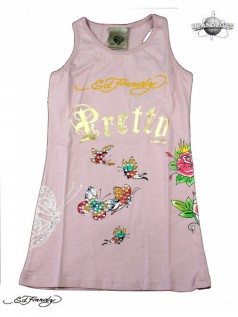 Kids Ed Hardy Kids Girls Strass Tank Shirt (2)