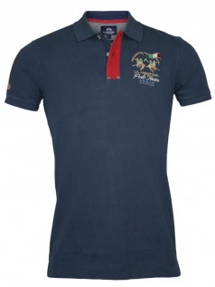 La Martina Herren Polo Italy (3XL) (blau)