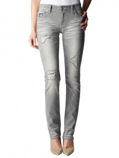 Laguna Beach Jeans Damen Jeans Crystal Cove (26) (grau)