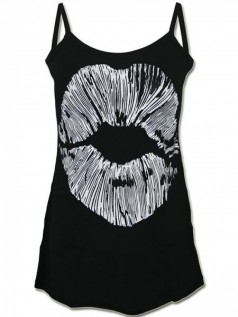 Lauren Moshi Damen Tank Top Lips