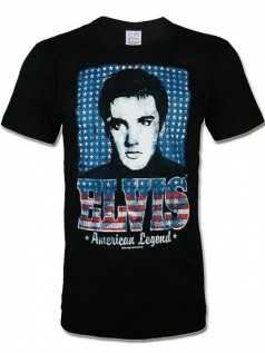 Logoshirt Herren T-Shirt Elvis American Legend