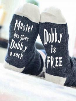 Modetalente Socken Damen Mode Baumwolle mit Buchstabe