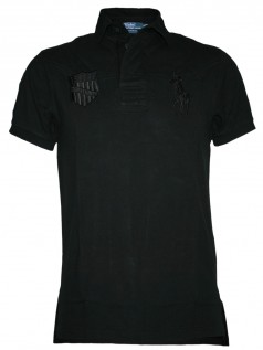 Ralph Lauren Herren Polo USA Pony (schwarz)