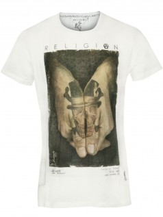 Religion Herren Shirt Hand Skull