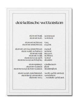 Schild für Wetterstein im DIN A4-Format