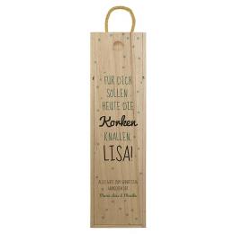 Schöne Geschenkidee - Weinkiste zum Geburtstag Design 3