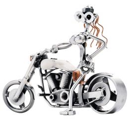 Schraubenfrau - Lady auf Motorrad