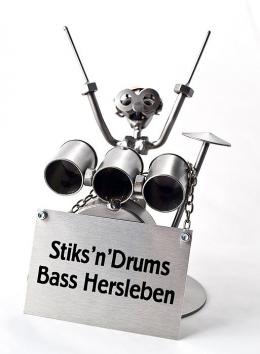 Schraubenmännchen Schlagzeuger oder Drummer