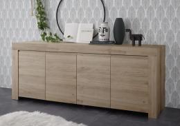 Sideboard in Eiche Cadiz Optik Firenze 4-türig 210cm