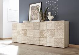 Sideboard Miro 4-türig Sonoma Eiche Optik