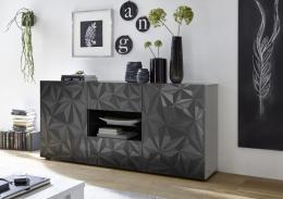 Sideboard mit offenem Fach Prisma Anthrazit