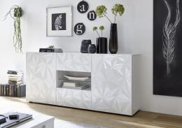 Sideboard mit offenem Fach Prisma Weiß