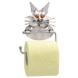 Toilettenpapierhalter im Design einer Katze