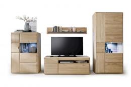 Torro Wohnwand 4-teilig mit Highboard Links