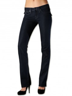 True Religion Damen Jeans Crystal Billy