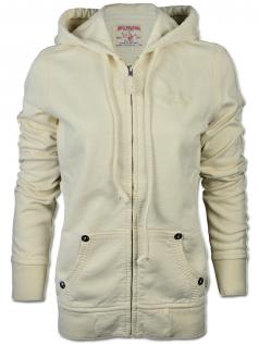 True Religion Damen Zip-Hoodie Horseshoe