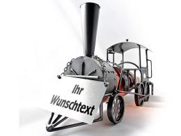 Weinflaschenhalter Lokomotive