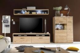 Wohnwand Meja 3-teilig Highboard links