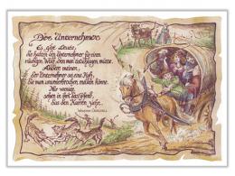 Zunftbild Unternehmer auf Antikpapier im A4-Format